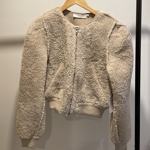 Stacy Faux Fur Jacket Ivory - Picture 7 of 11